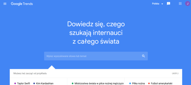 Google Trends 1 - Nakatomi Agencja Marketingowa Warszawa - Blog