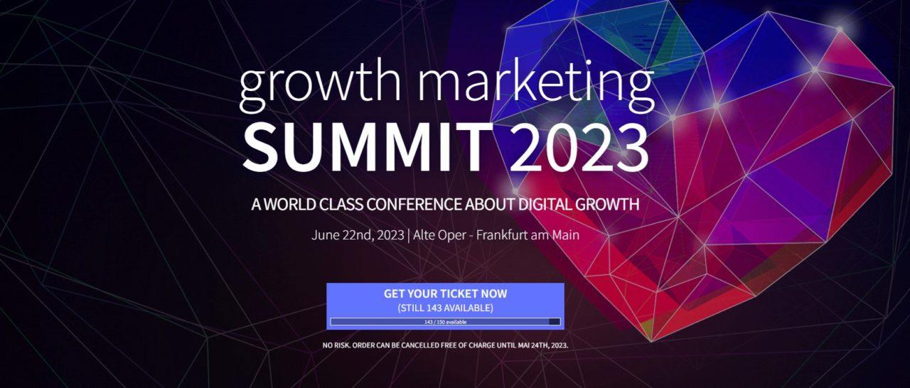 Growth Marketing Summit Marketing Events 2023 