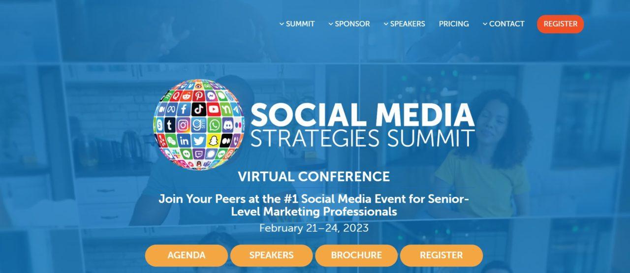 The Social Media Strategies Summit - Marketing Events 2023